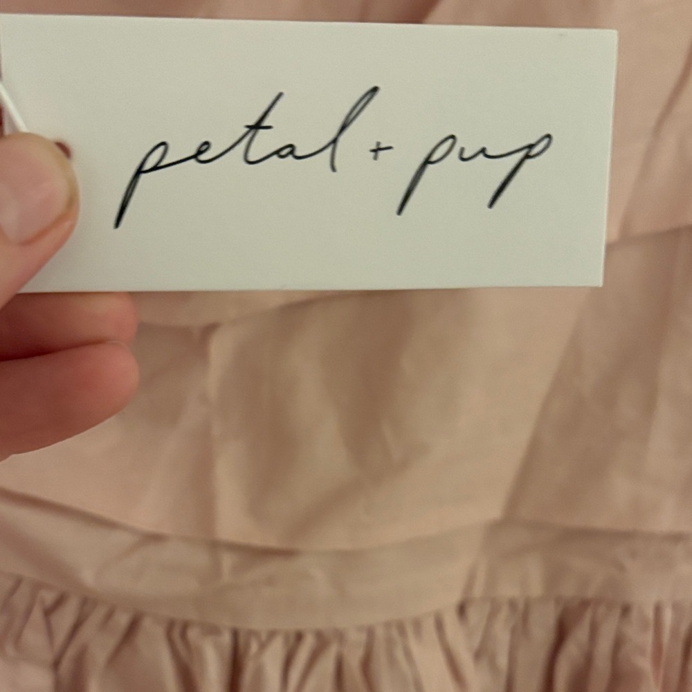 Petal & Pup Strapless Blush Dress - Picture 2 of 6
